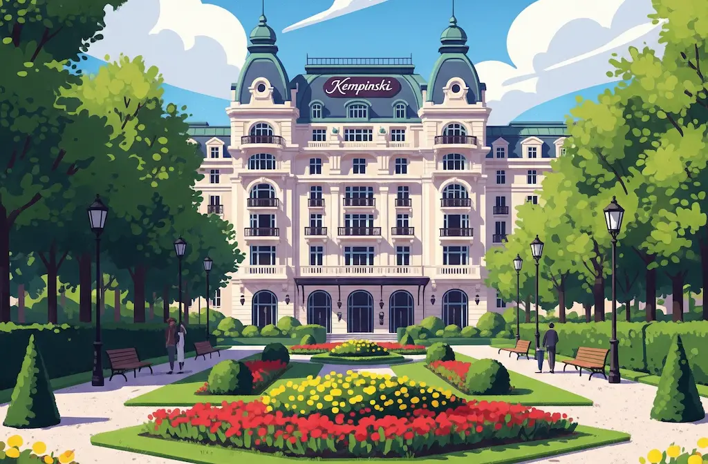 kempisnki hotel st moritz park in front